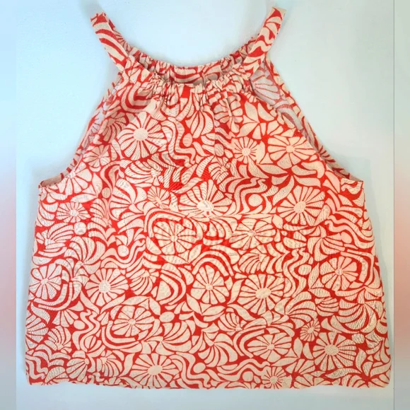 Rachel Zoe Linen Halter Top - Picture 1 of 8